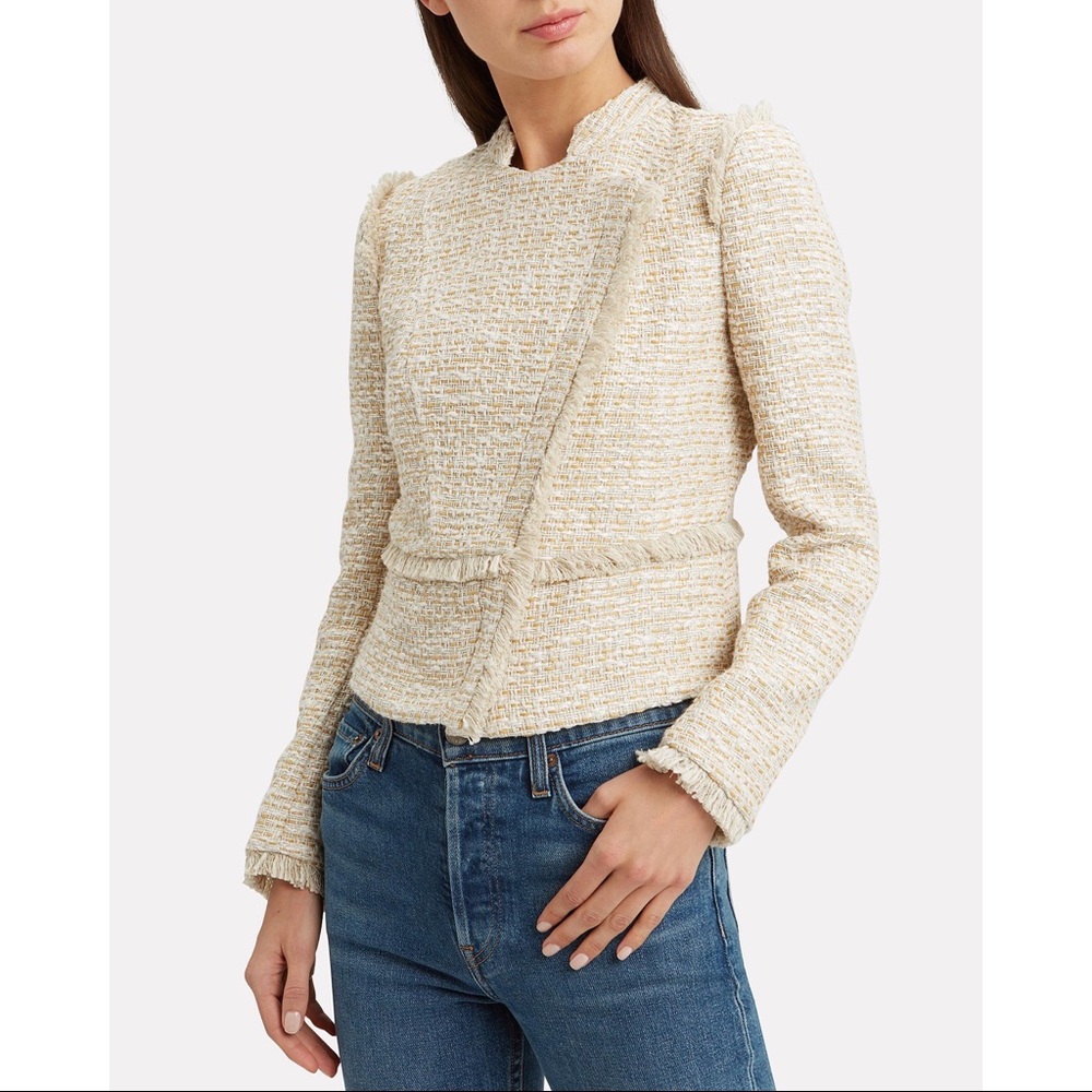 Intermix Mona Knit Jacket Beige